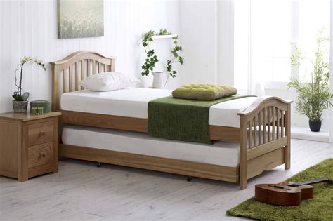 Solid Oak Guest Bed